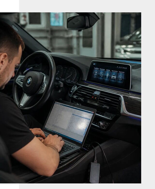 Русификация мультимедиа BMW для авто под ключ в Твери