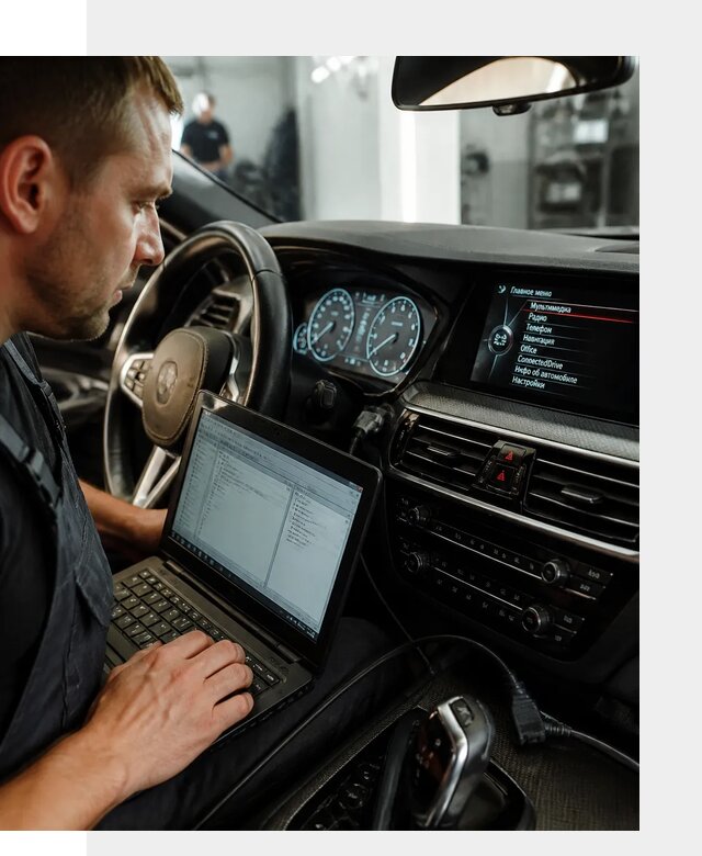 Русификация приборной панели BMW для авто в Твери от компании