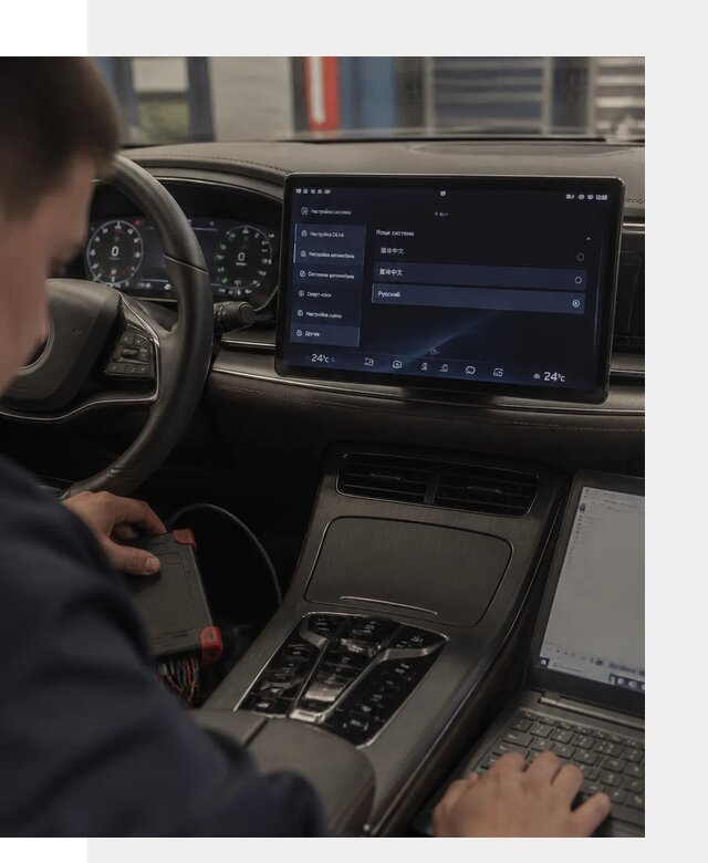 Русификация автомобиля BYD HAN для эксплуатации в Твери